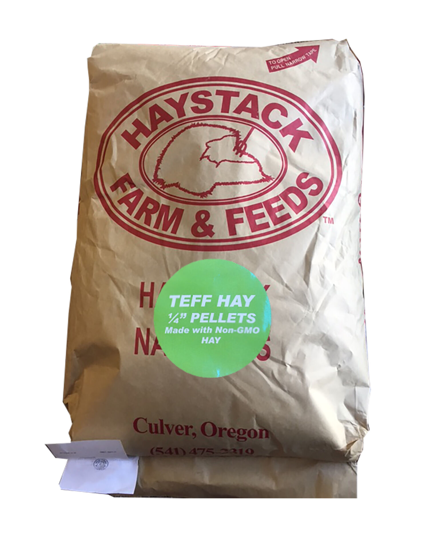 Haystack Teff Hay Pellets, 40-Lb bag