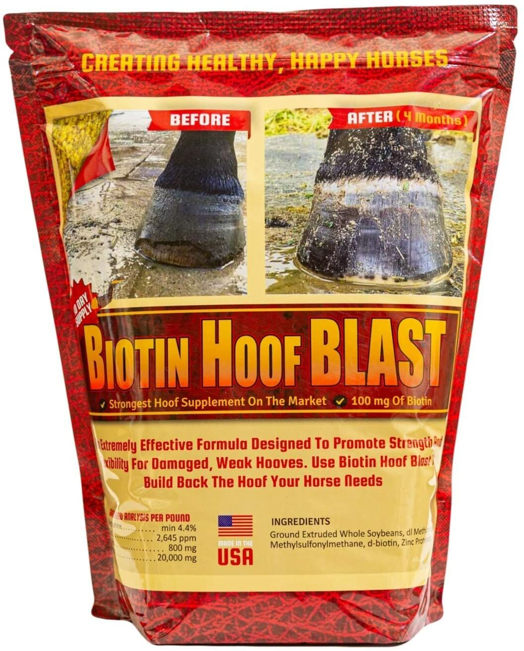 Biotin Hoof Blast Equine Supplement, 10-Lb Bag