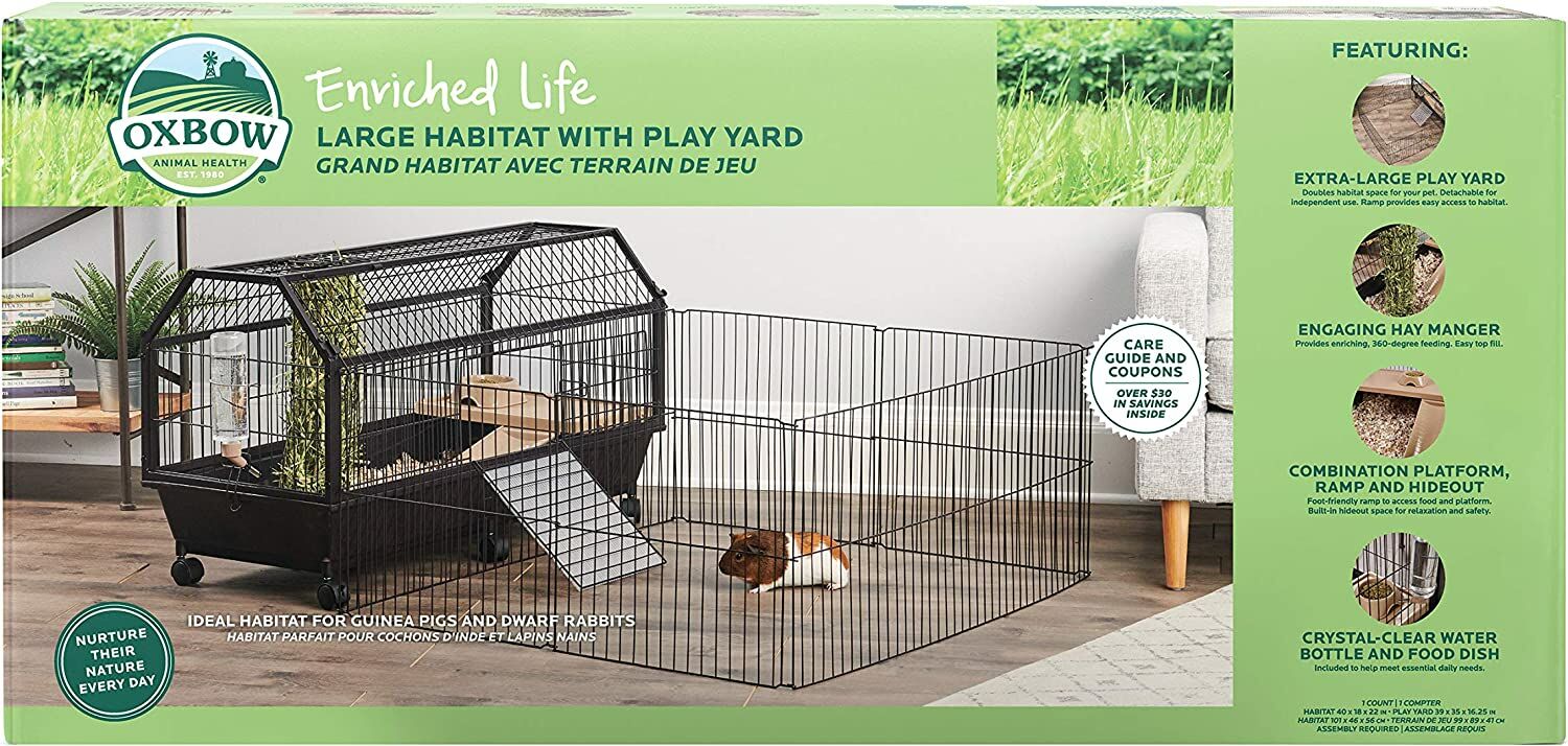Oxbow Enriched Life Large Habitat with Play Yard