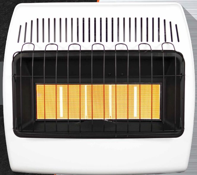 30,000 BTU IR Vent Free Dual Fuel Wall Heater
