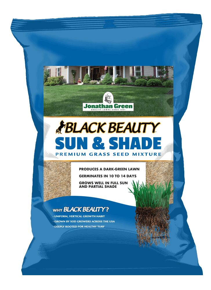 Jonathan Green Black Beauty Sun & Shade Premium Grass Seed Mixture, 3-Lb