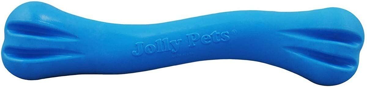 Flex-n-Chew Bone Dog Toy in Blue, Medium