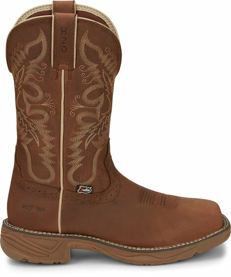 Women's Rush Waterproof Composite Toe Work Boot in Rustin Tan