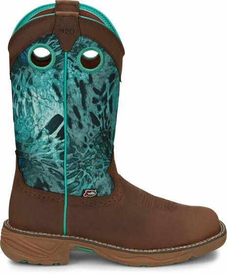 Women's Rush Waterproof Work Boot in Brown