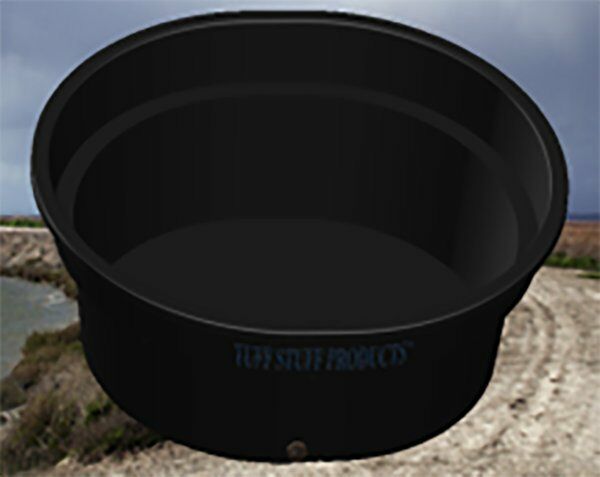 Oval Tank with Drain Plug, 300-Gal