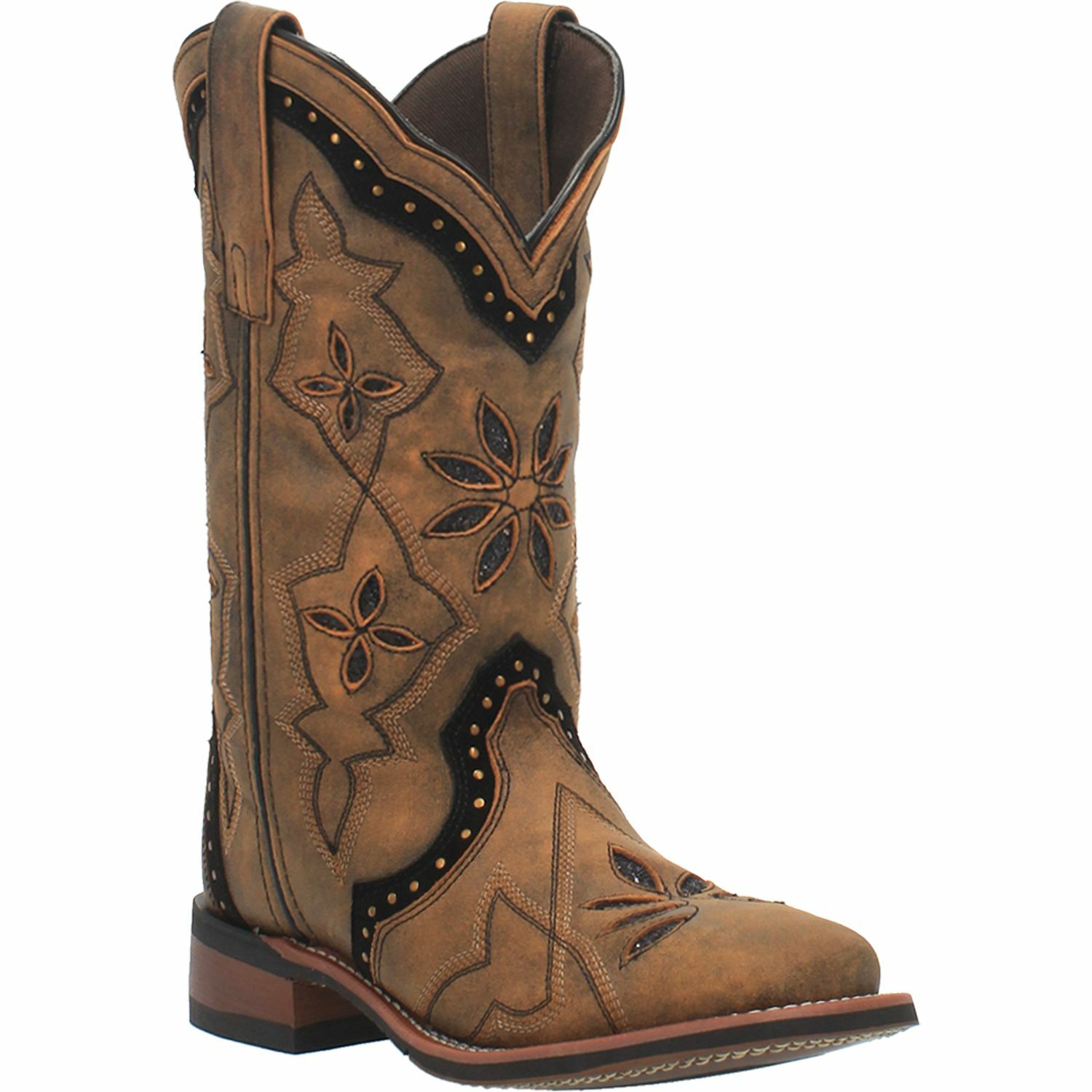 Women's Bouquet Square Toe Western Boot in Honey