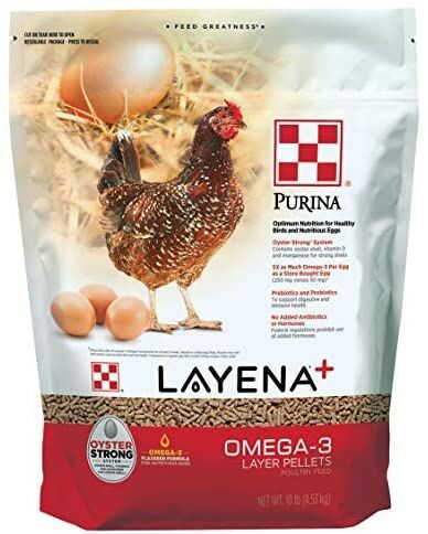 Purina Layena+ Omega-3 Pellet, 10-Lb