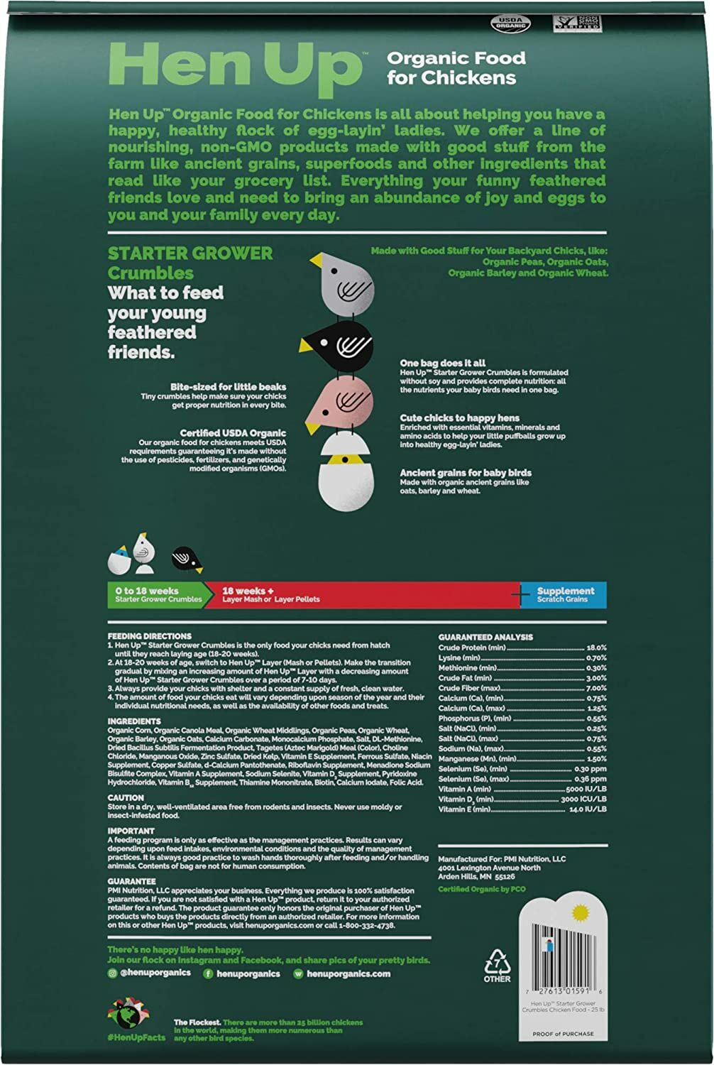 Organic Starter Crumbles, 25-Lb