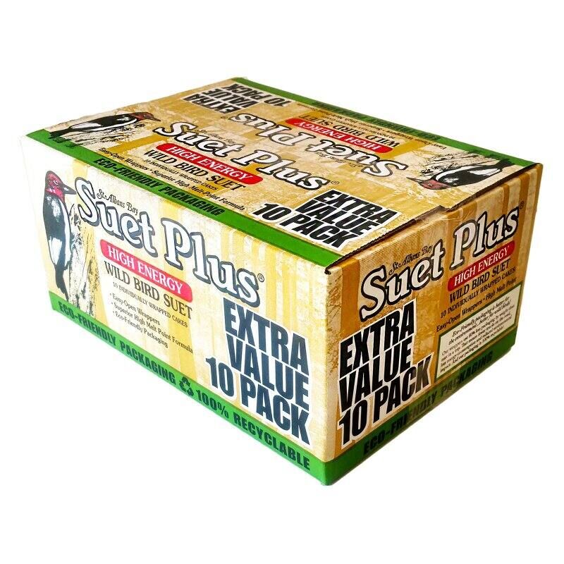 Suet Plus High Energy Wild Bird Suet, 10-Pk