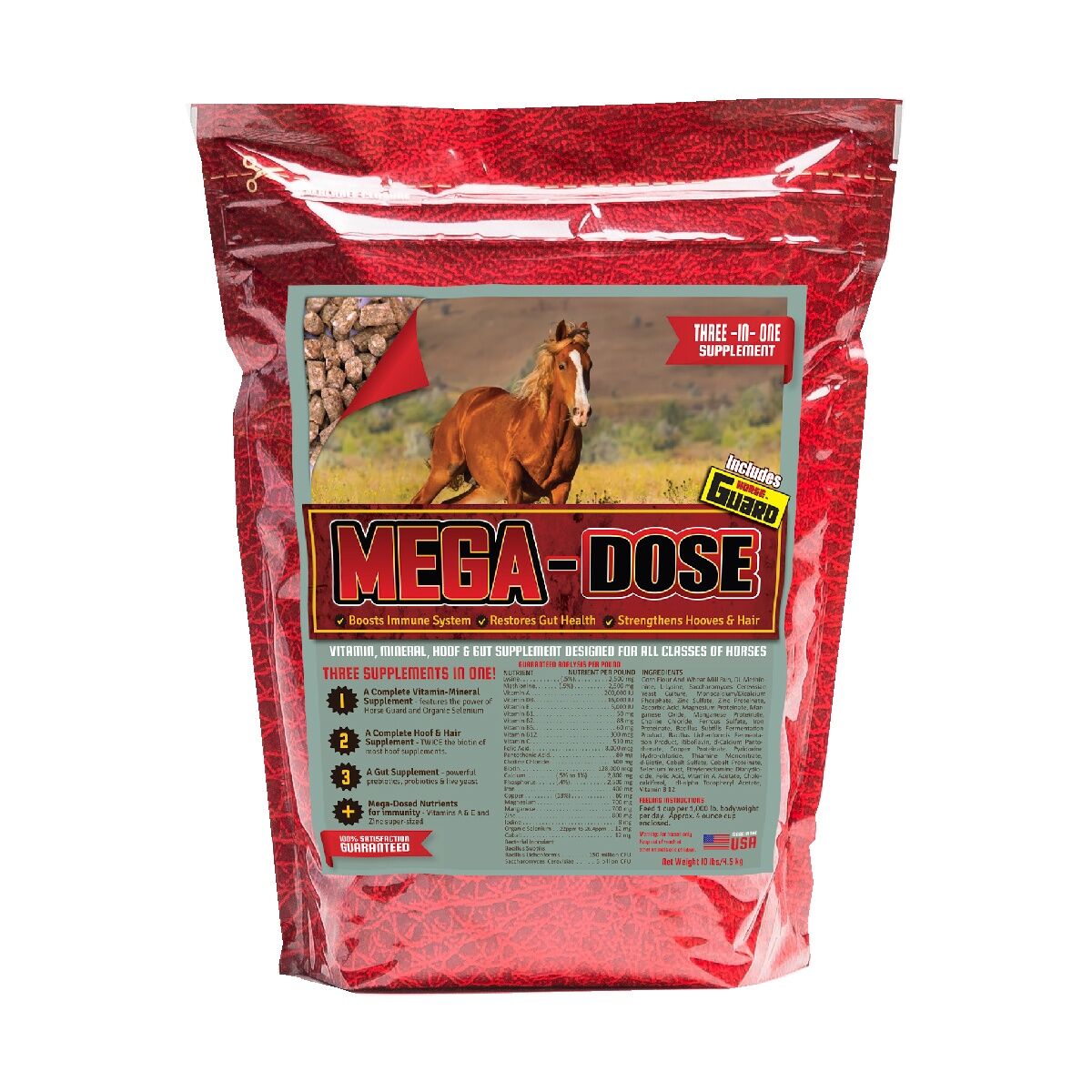 Mega Dose Equine Supplement, 10-Lb Bag