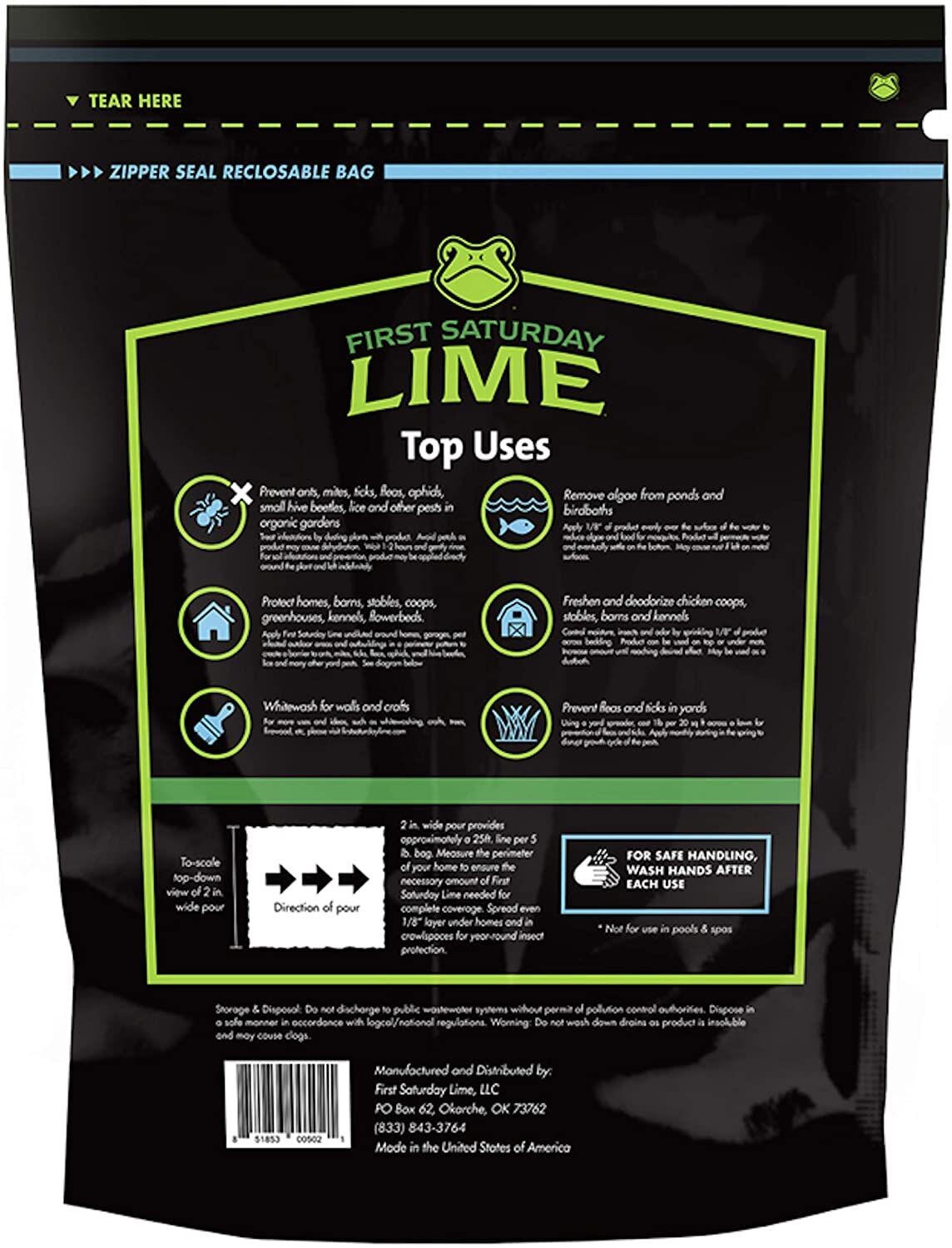 Lime Insect Repellent Powder, 5-Lb