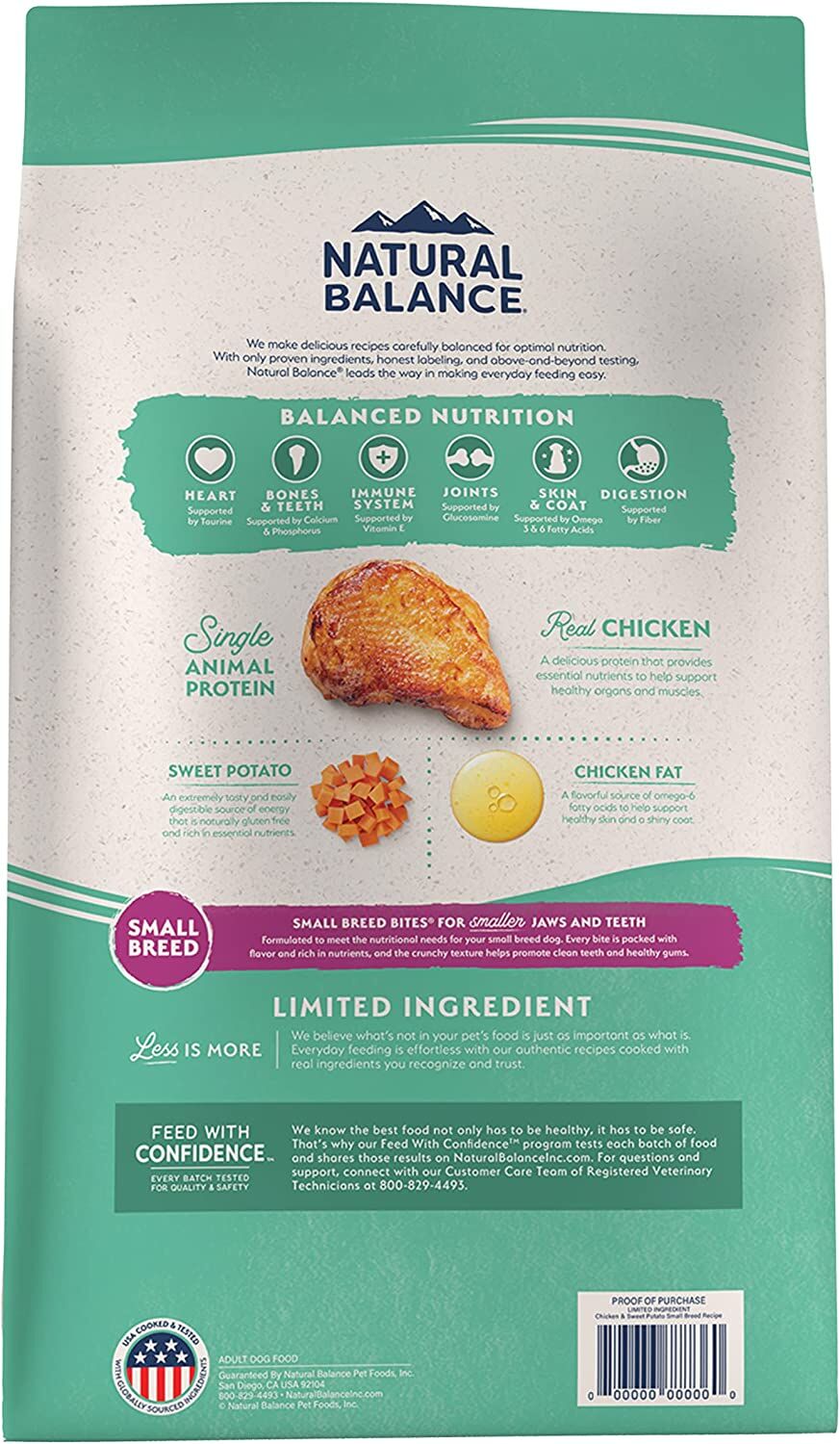 L.I.D. Grain Free Small Breed Chicken and Sweet Potato Dry Dog Food, 4-Lb