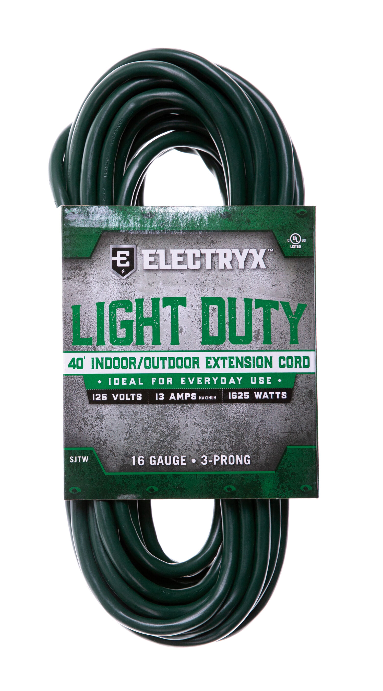 40-Ft 16-Ga Light Duty Extension Cord in Green