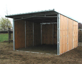 Noble Panels & Gates 12-Ft x 12-Ft Shelter Roof Frame Half, 6-Ft x 14-Ft (Roof Frame Half Only)