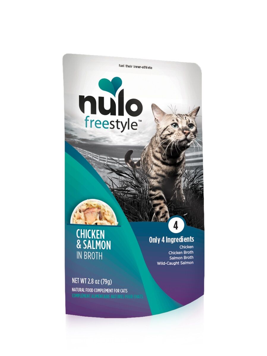 Nulo FreeStyle Cat Chicken & Salmon in Broth, 2.8-Oz Pouch