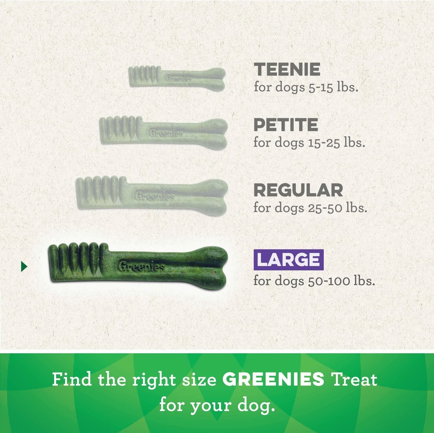 Greenies™ Dental Treats, Large Dog, Original Flavor, 8-Ct