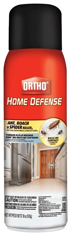Ortho Home Defense Ant, Roach and Spider Killer Spray, 18-oz Can