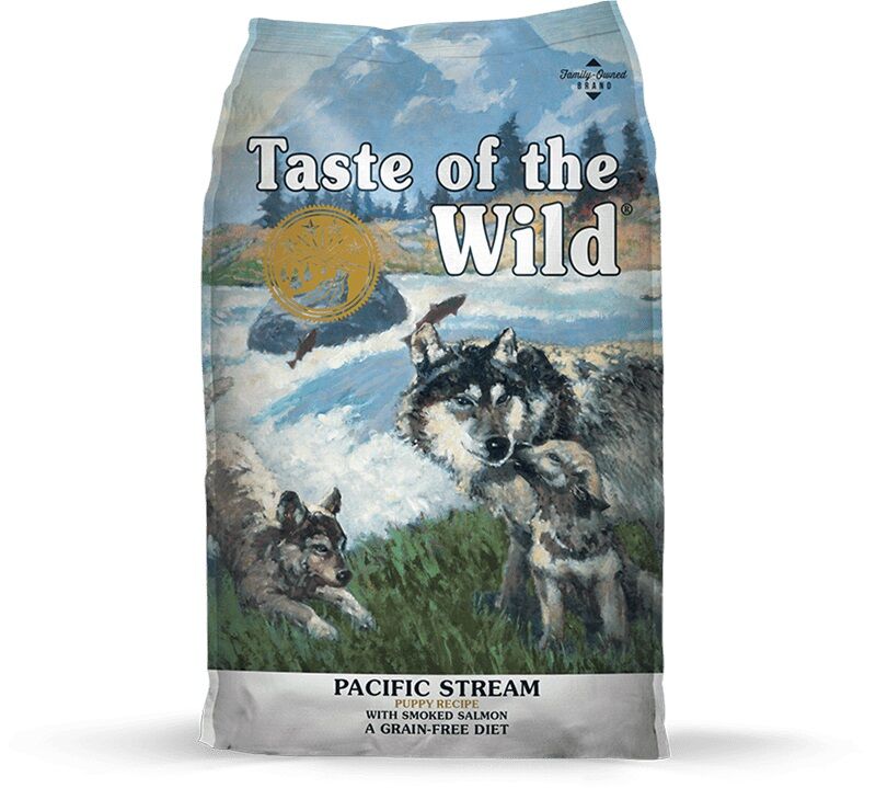 Taste of the Wild Pacific Stream Smoked Salmon Puppy Dry Dog Food, 5-Lb Bag 