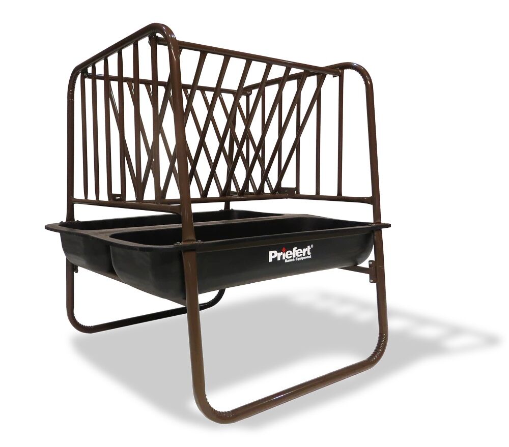 Pasture Horse Feeder with Hay Rack