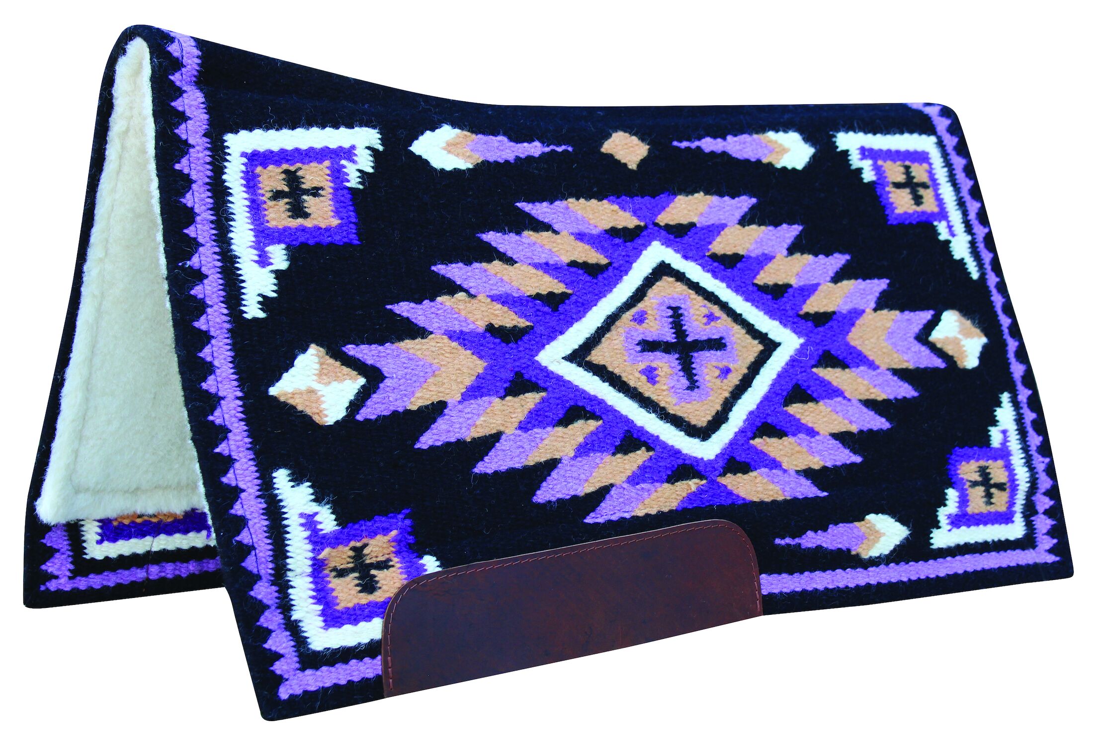 Comfort-Fit SMx Air Ride Saddle Pad 33-In x 38-In in Purple