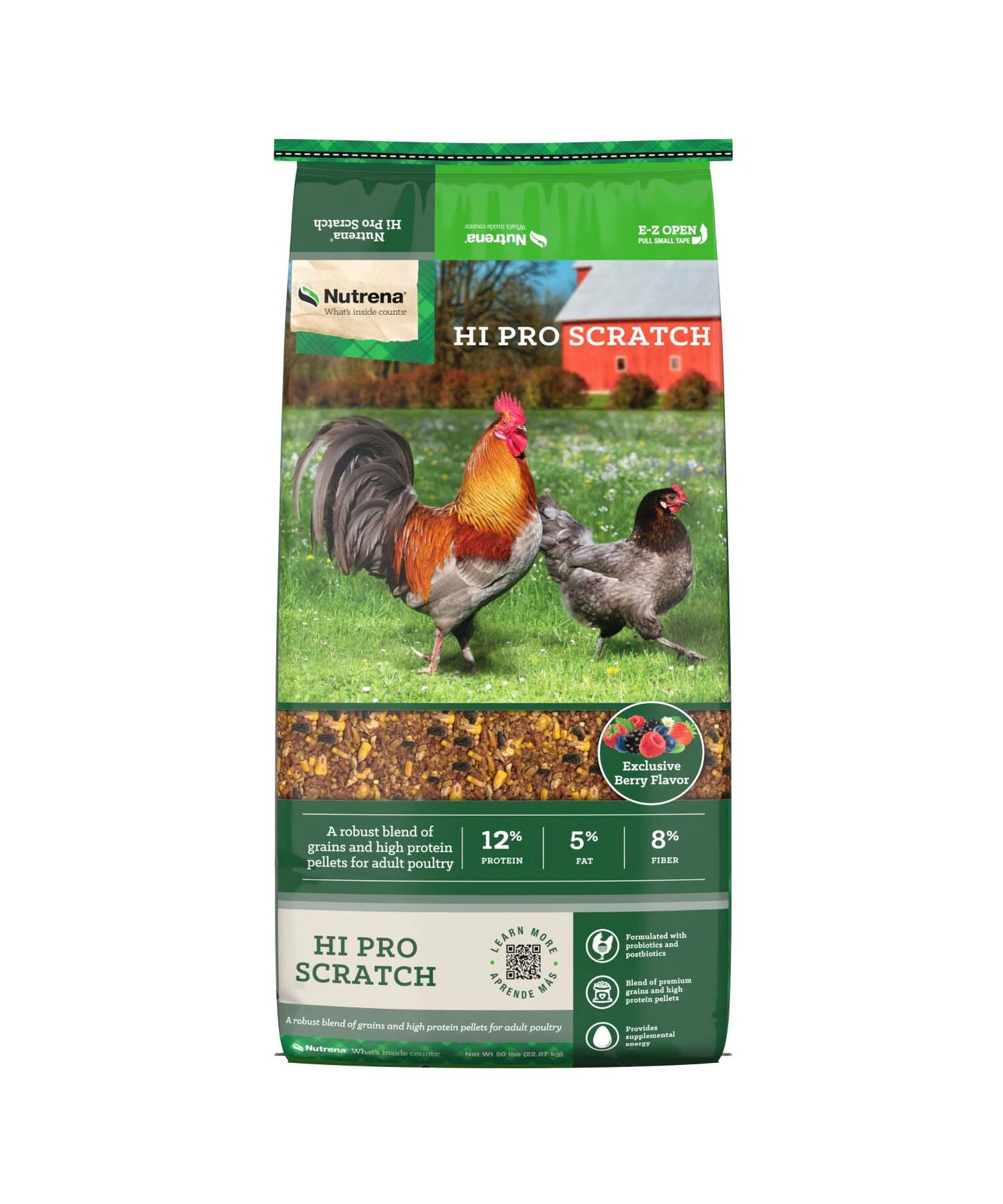 Nutrena Hi Pro Scratch Grains, 50-Lb