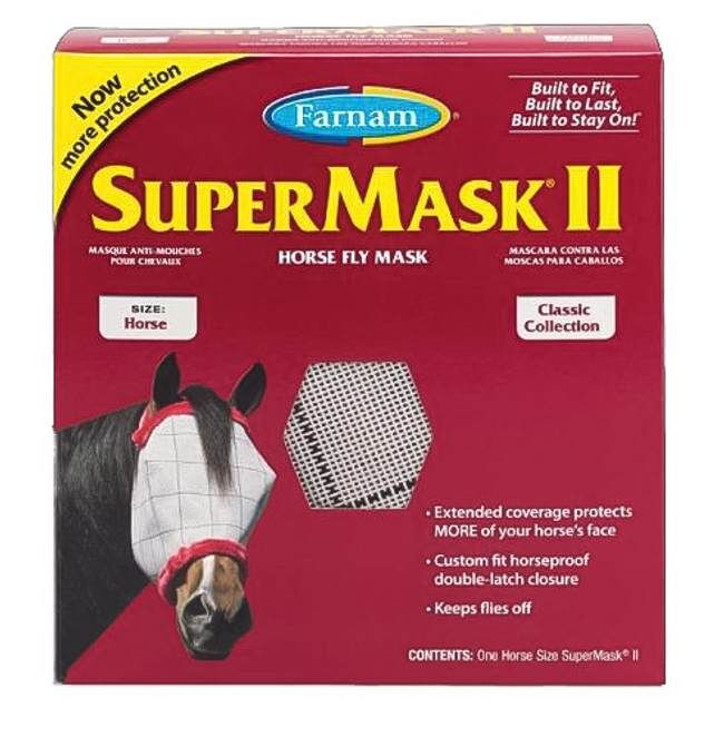 Farnam Super Mask II Horse Fly Mask - Yearling