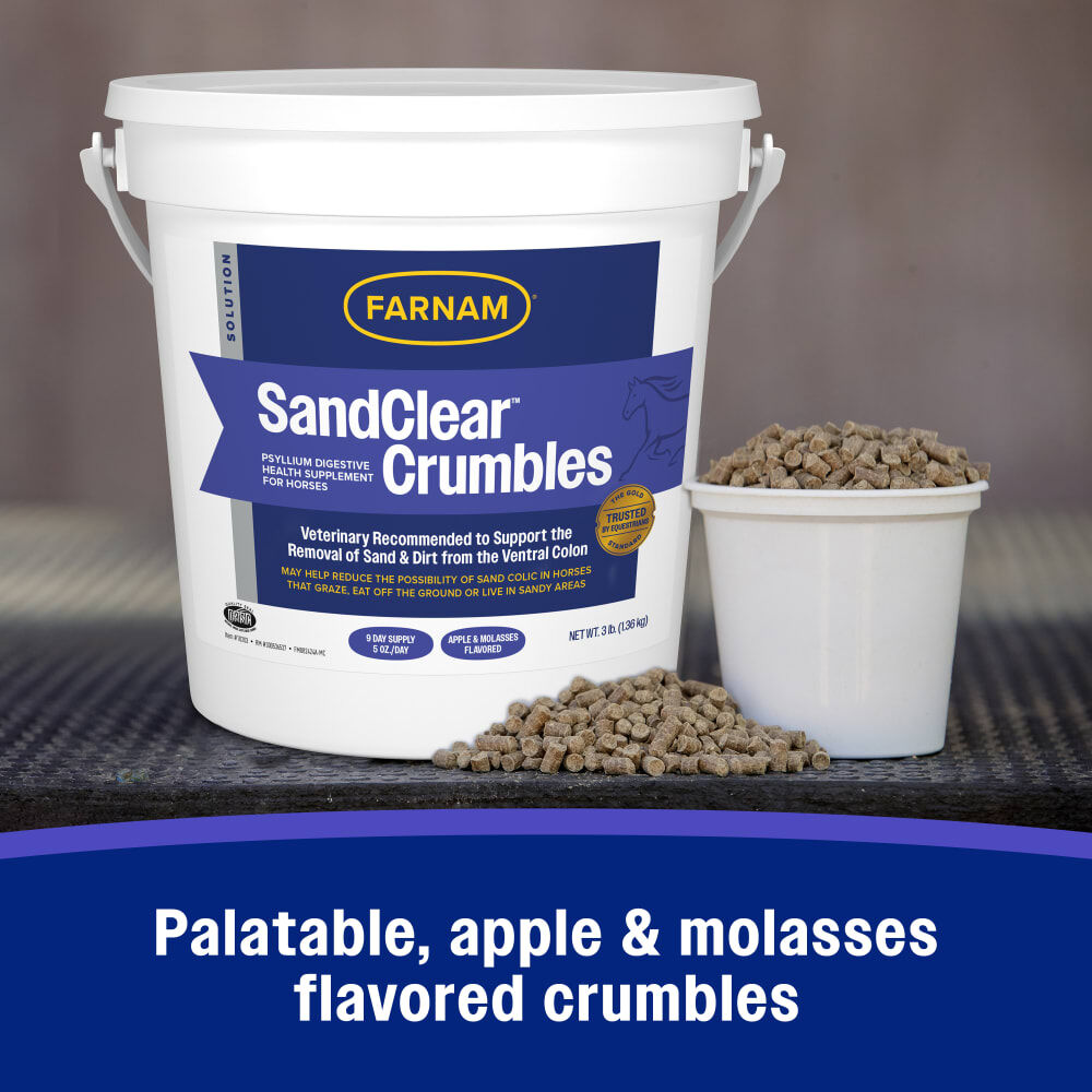 Farnam SandClear Natural Psyllium Crumbles, 20-Lb