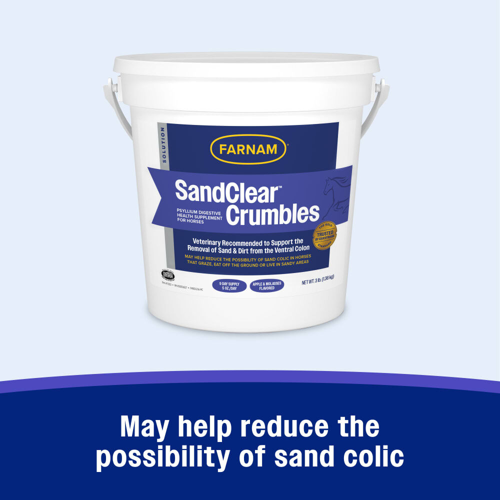 Farnam SandClear Natural Psyllium Crumbles, 20-Lb