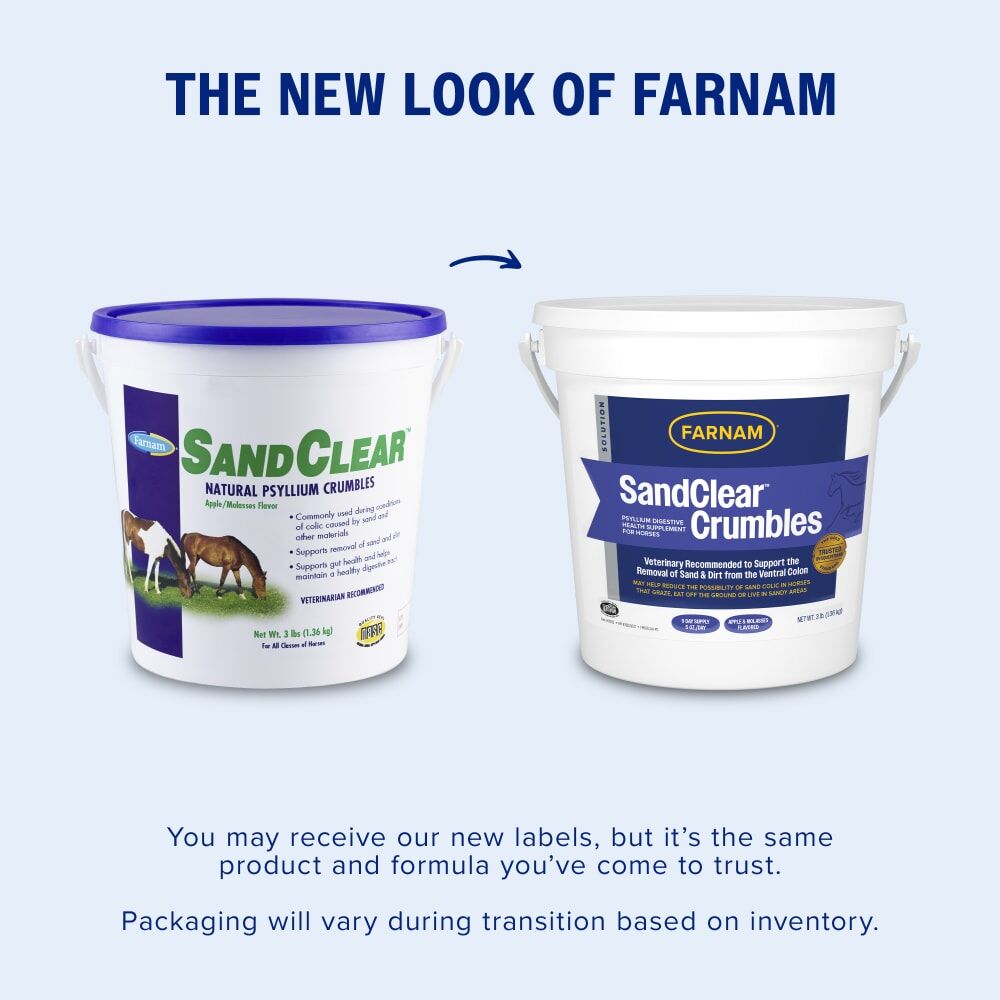 Farnam SandClear Natural Psyllium Crumbles, 20-Lb