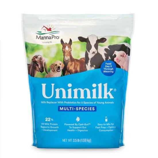 Manna Pro Unimilk Multi-Species Milk Replacer, 3.5-Lb