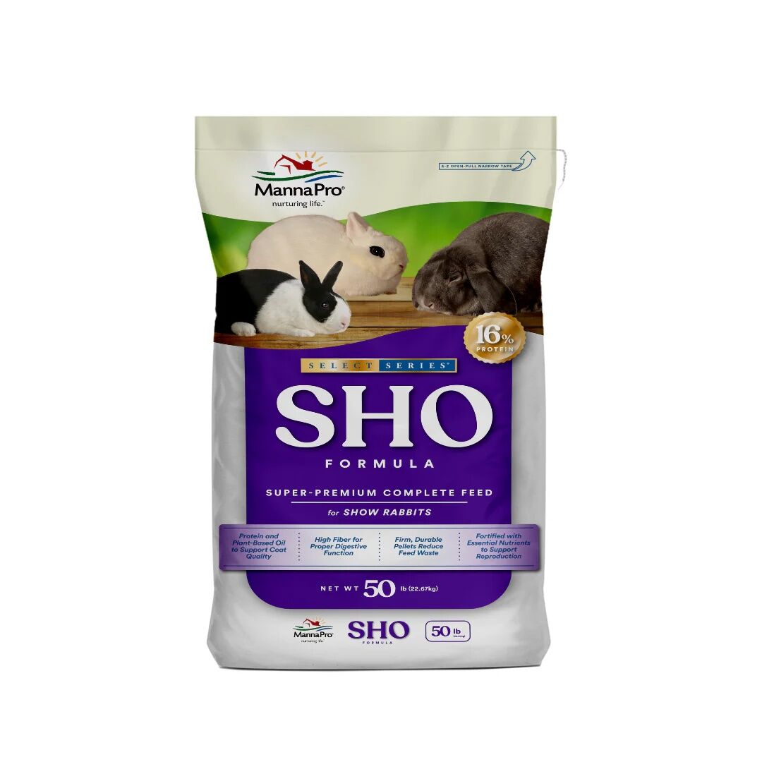 Manna Pro Select Series Sho Formula Rabbit Feed, 50-Lb