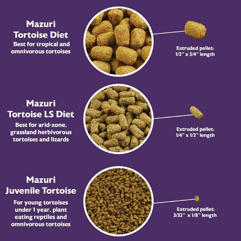 Mazuri Tortoise Feed, 25-Lb