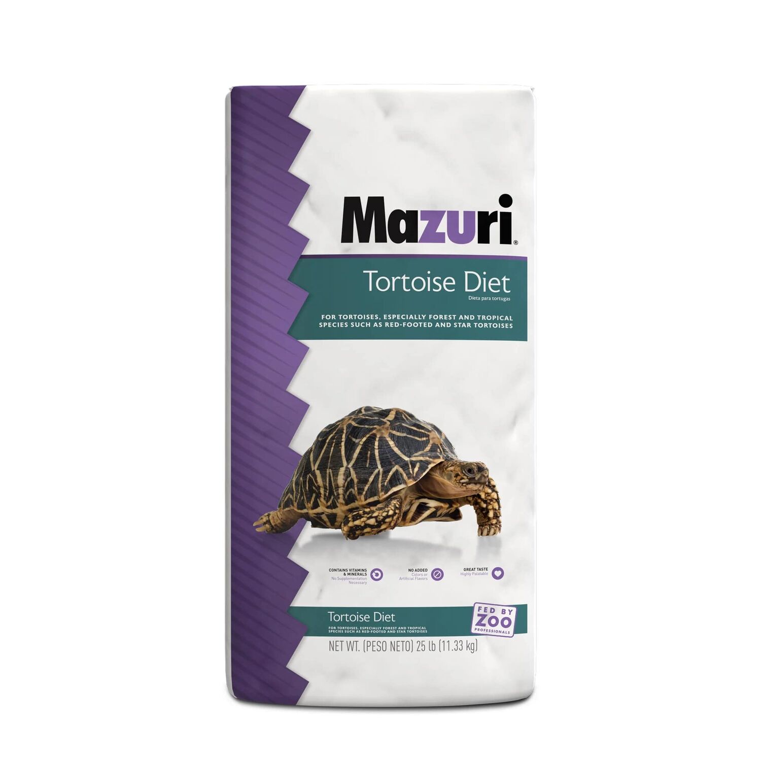 Mazuri Tortoise Feed, 25-Lb