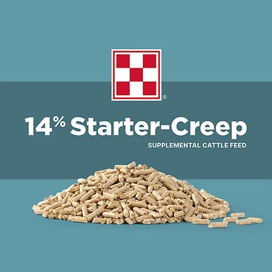 Purina 14% Cattle Starter-Creep Feed, 50-Lb