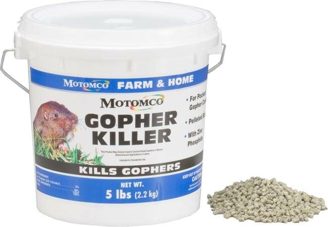 Motomco Gopher Killer Pail - 5 Lbs