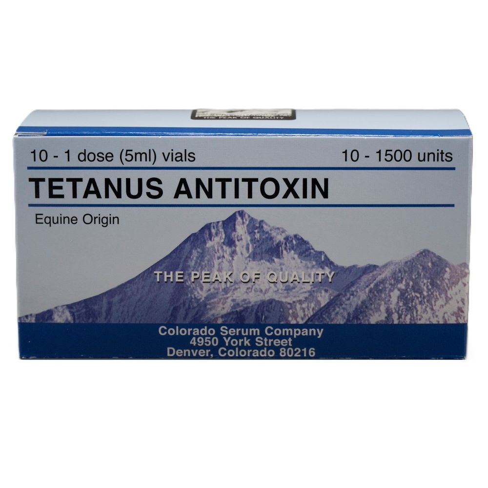 Colorado Serum Company Tetanus Antitoxin, 5-mL, 10-Pk