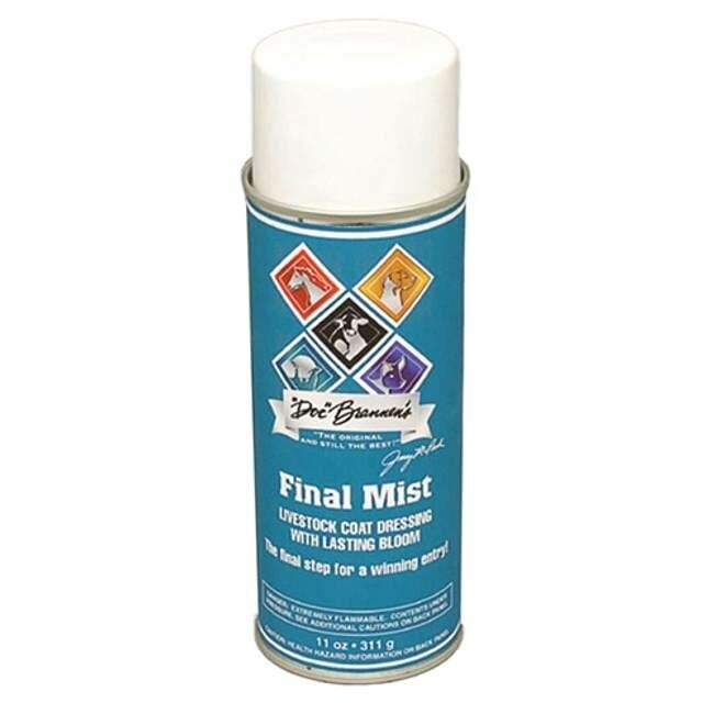 Doc Brannen's Final Mist Livestock Coat Dressing- 11 oz