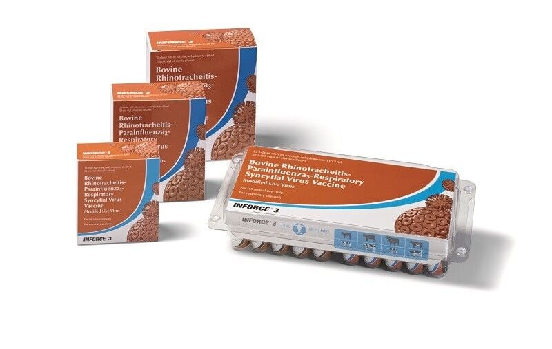 Zoetis Inforce 3 Bovine Respiratory Vaccine, 50 Dose