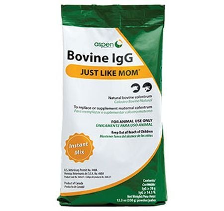 Aspen Bovine IgG Just Like Mom Colostrum Supplement, 350-g