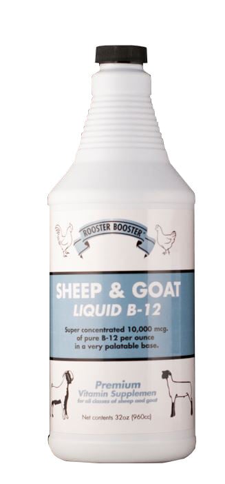 Rooster Booster Sheep & Goat B12 Liquid Supplement - 32 Oz
