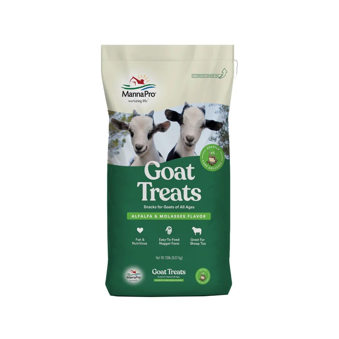 Manna Pro Goat Treats Alfalfa & Molasses Flavor, 20-Lb