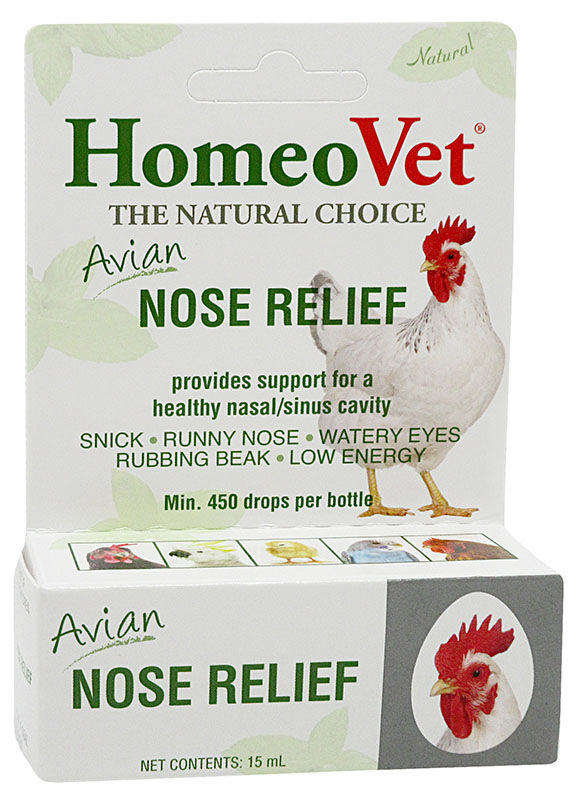 HomeoPet Avian Nose Relief, 15-mL