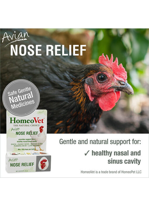 HomeoPet Avian Nose Relief, 15-mL