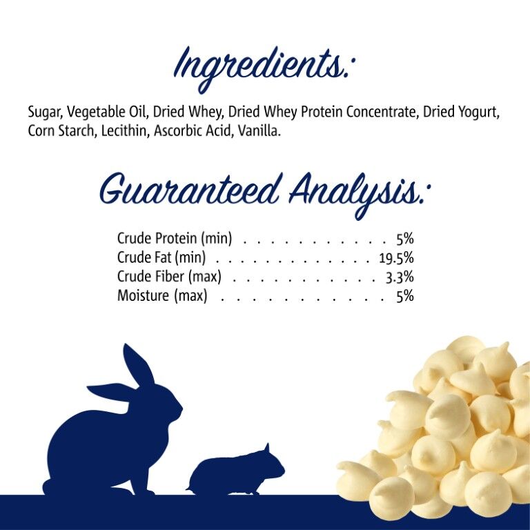 Vitakraft Drops With Vanilla Yogurt Flavor Small Animal Treats, 5.3-Oz