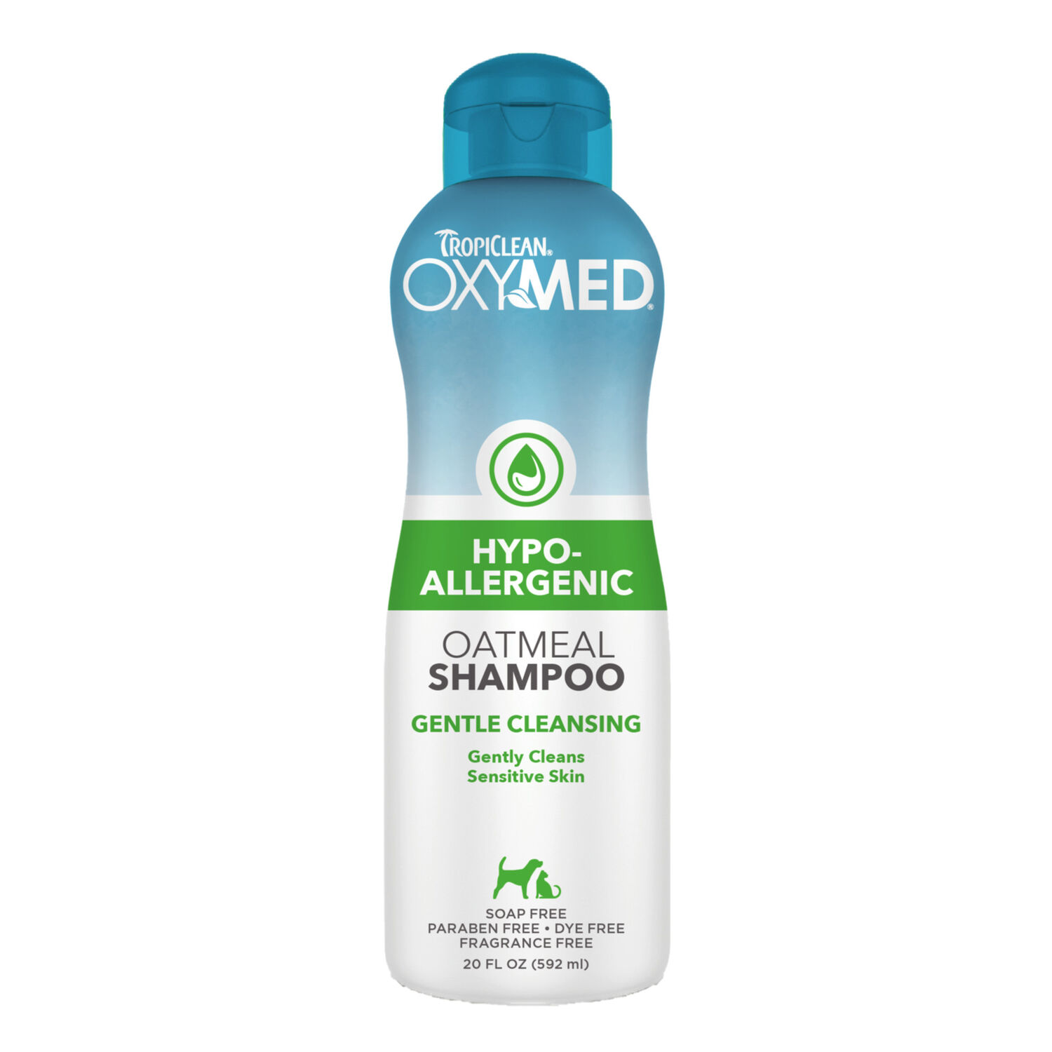 TropiClean OxyMed Hypoallergenic Shampoo for Pets, 20-Oz