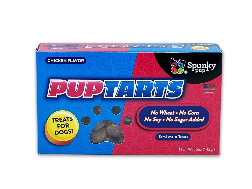 Spunky Pup, Pup Tarts Semi-Moist Chicken Flavor Dog Treats