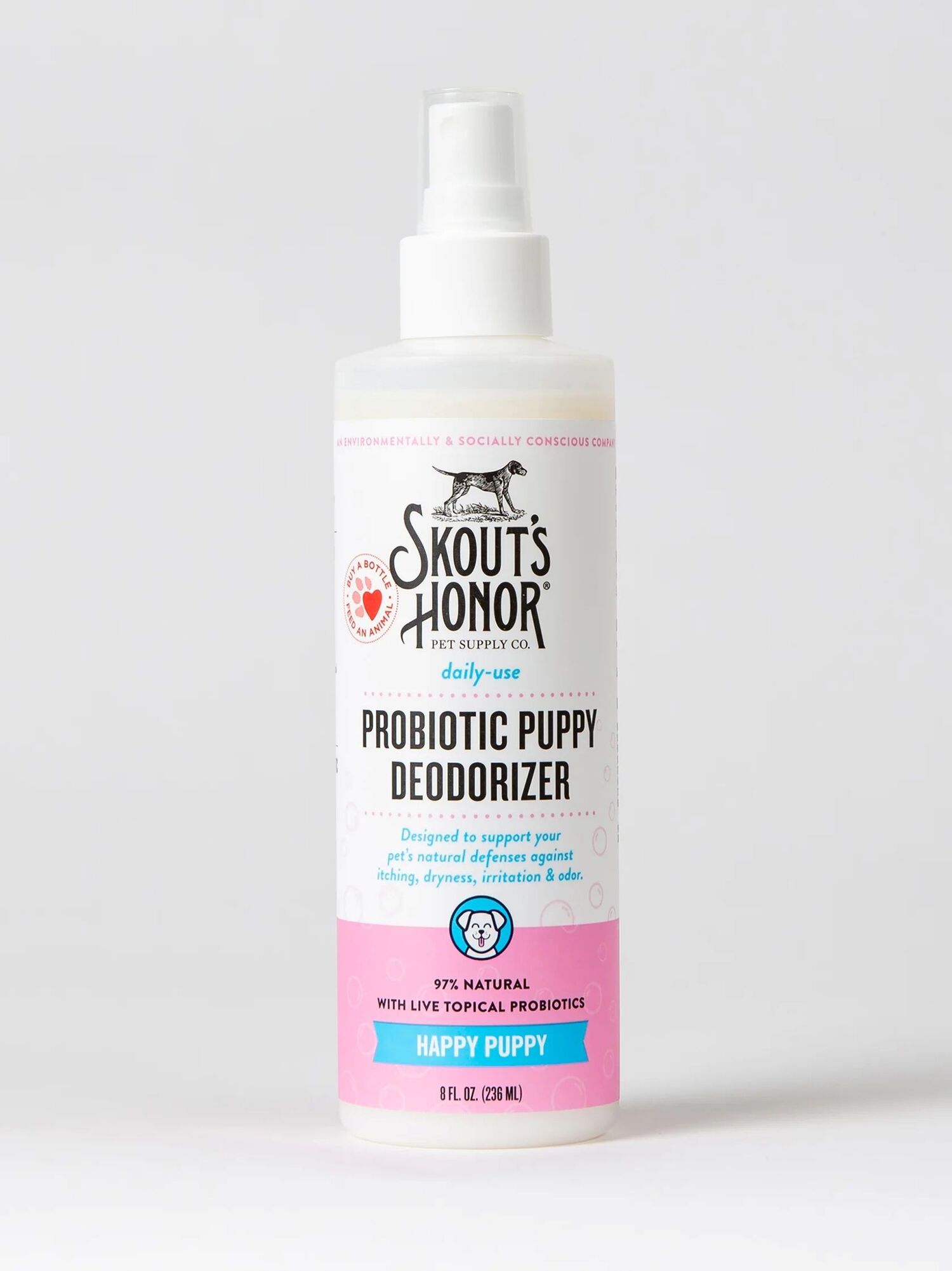 Skout's Honor Probiotic Deodorizer Happy Puppy, 8-Oz