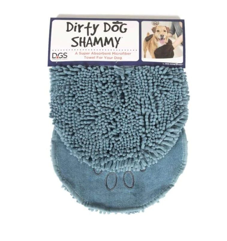 Dog Gone Smart Pacific Blue Dirty Dog Shammy Towel, 13-In x 31-In