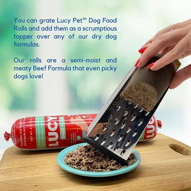 Lucy Pet Original Recipe Beef Formula Dog Food Rolls, 4-Lb