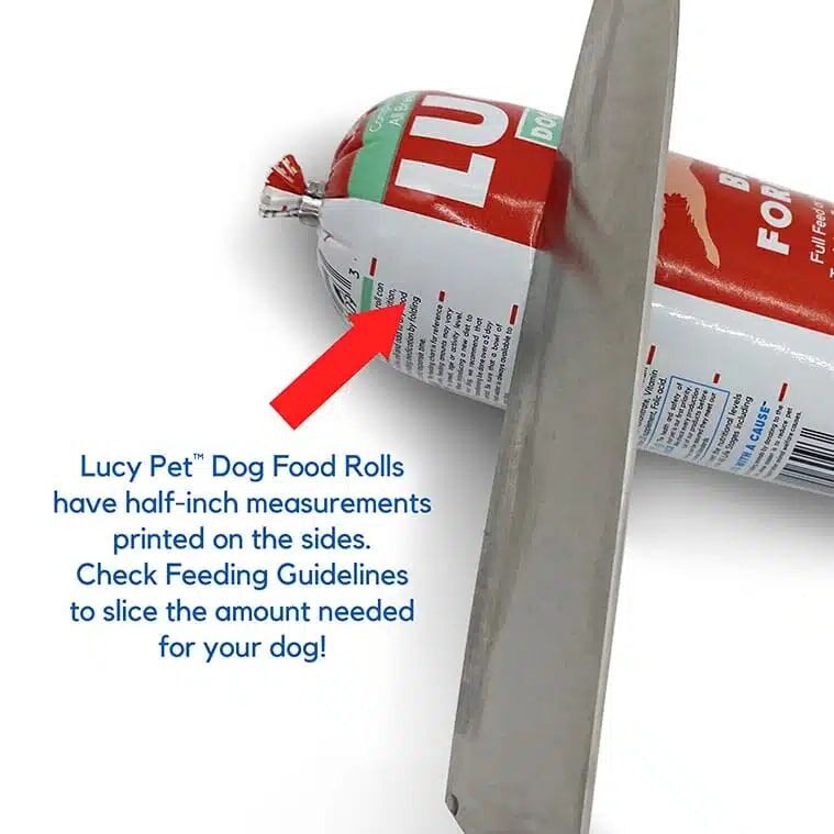 Lucy Pet Original Recipe Beef Formula Dog Food Rolls, 4-Lb